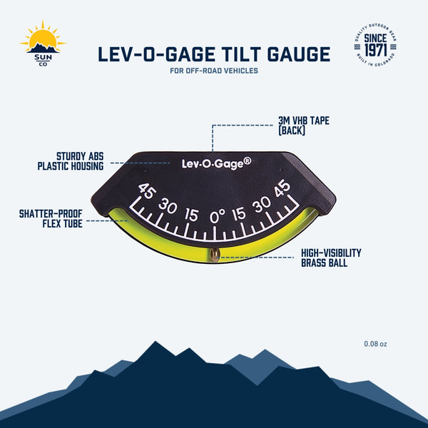 Gps Speedometer Sun Company Lev-o-gage Inclinometer – USA-Made Tilt Gauge For Jeeps, Trucks, RVs, Boats & Campers 3M VHB Tape Mount Inclinometer Gps Speedometer Sun Company Lev-o-gage Inclinometer – USA-Made Tilt Gauge For Jeeps, Trucks, RVs, Boats & Campers 3M VHB Tape Mount Inclinometer
