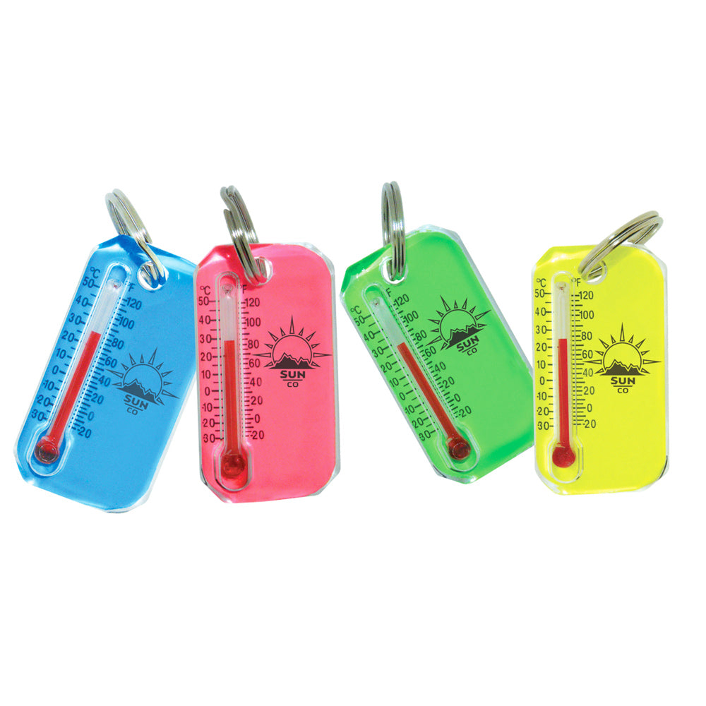 Sun Company Neon Zip-o-gage - Mini Zipper Pull Thermometer