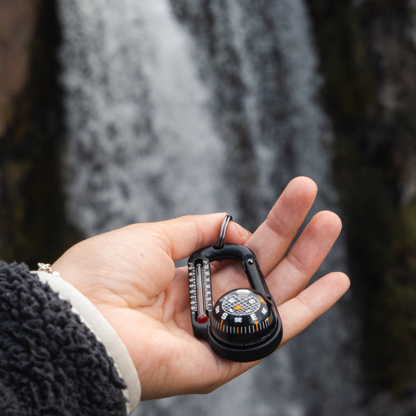 Rothco Carabiner Compass Thermometer