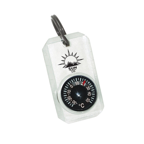 Sun Company MiniThermometer - Zipper Pull Dial Thermometer