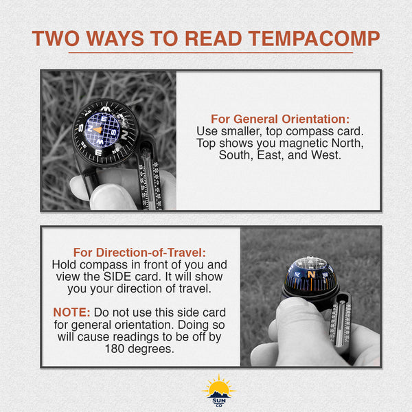 Carabiner Compass + Thermometer – Bradley Mountain