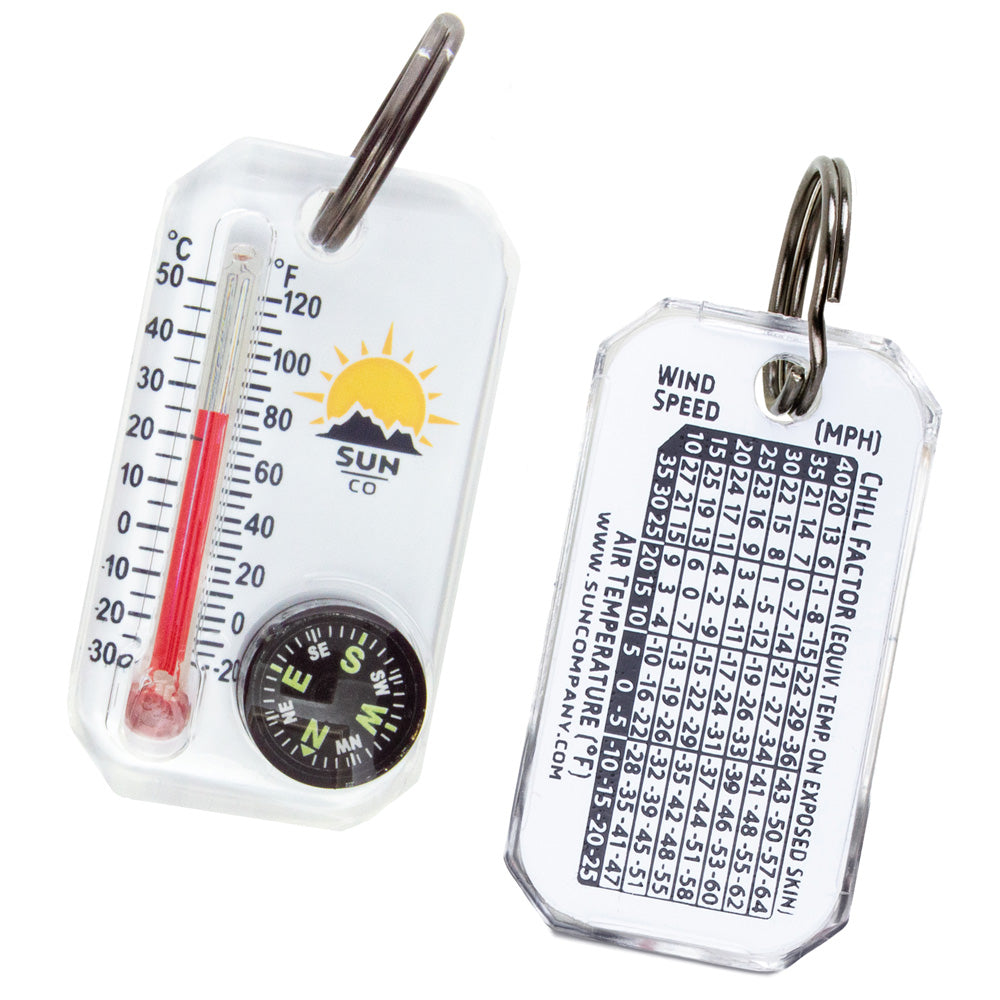 Sun Company HikeHitch 2 - Thermometer and Compass Carabiner | Camping,  Hiking, and Backpacking Accessory