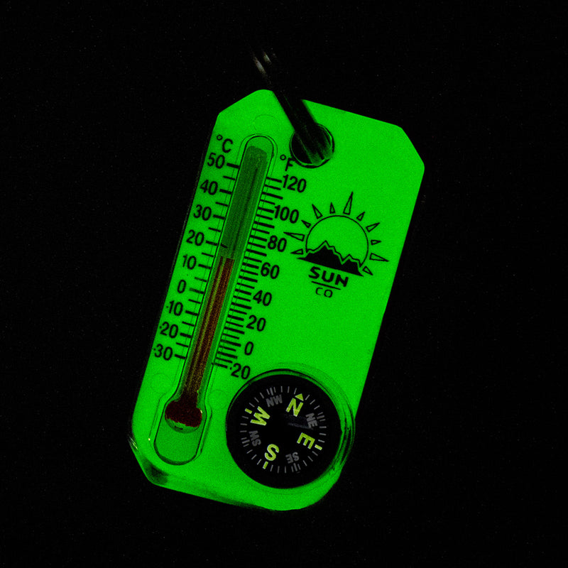 Sun Company Digital Zipogage - Compact Zipperpull Digital Thermometer  for  Skiing, Snowboarding, Cold-Weather Camping, Snowshoeing, or Any Outdoor  Activity
