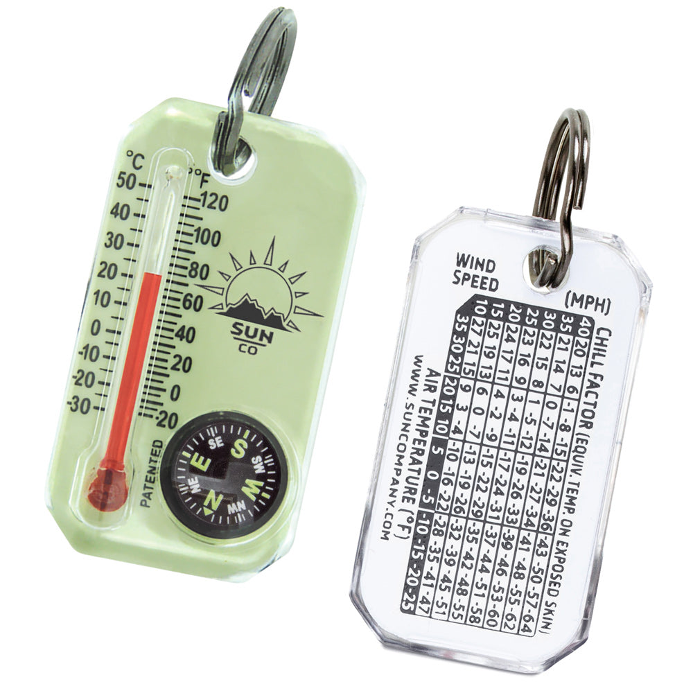 Silva Pocket Compass Lot Thermometer Wind Chill Camping Made in Sweden
