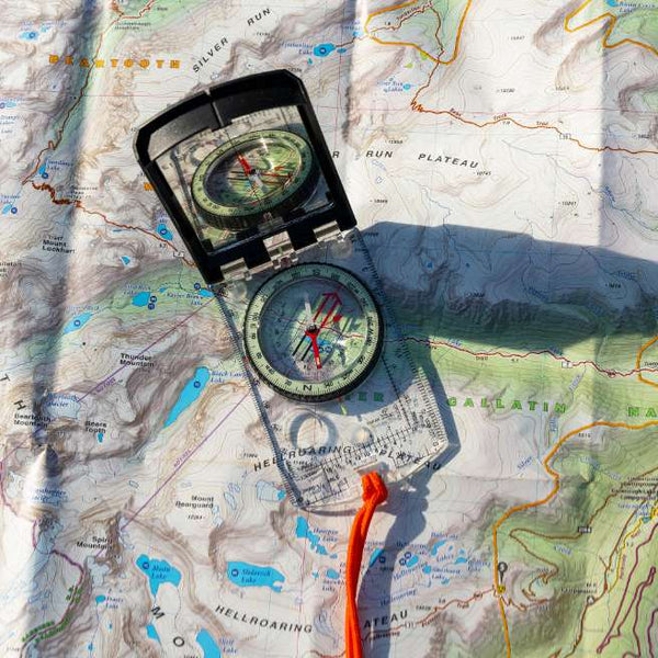Sun Company Sighting Map Compass With Adjustable Declination for sale online