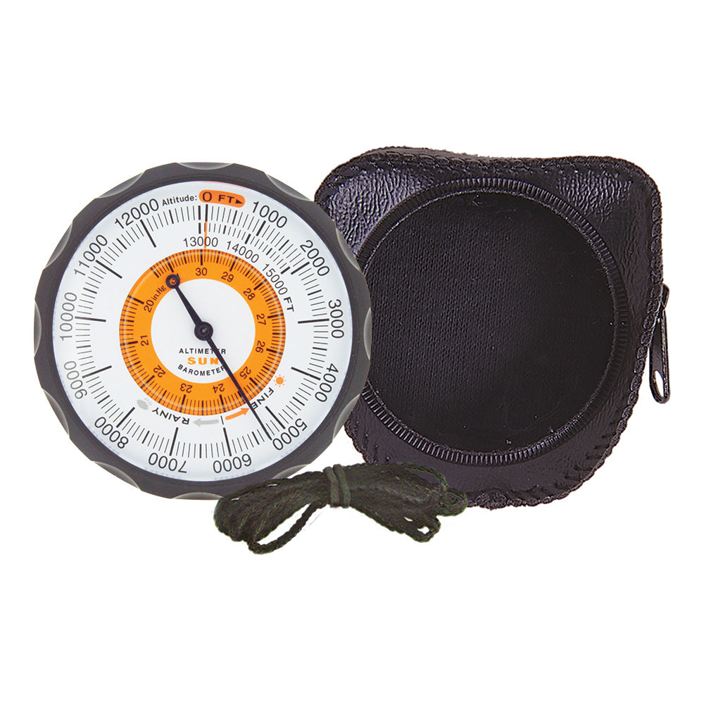 8 in 1 Outdoor Fishing Handheld Compass Altitude Gauge Thermometer Barometer  