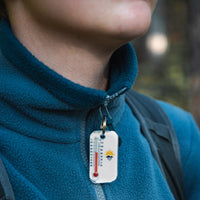 Sun Company Zip-o-gage - Zipper Pull Mini Thermometer