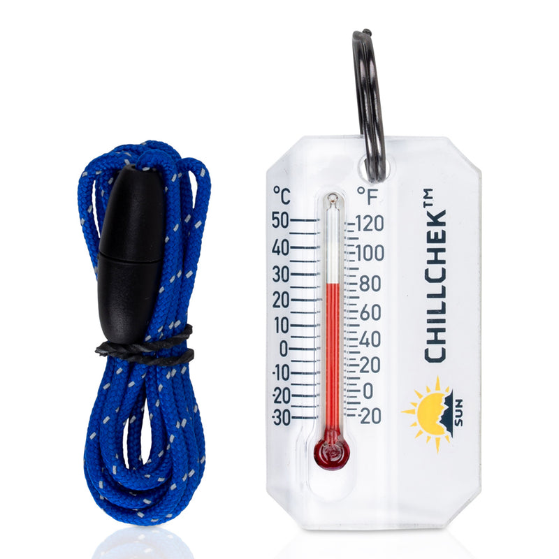 Sun Company ChillChek Waterproof Thermometer with Reflective Lanyard